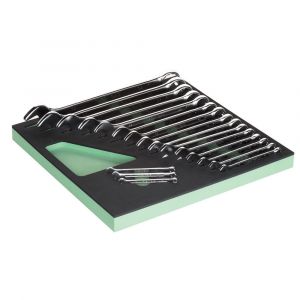 18 combination wrenches tray