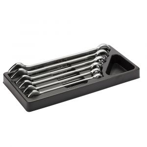 Plastic tray of combination wrenches - mm series