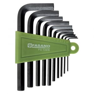 Offset hexagon key wrenches' set - short series